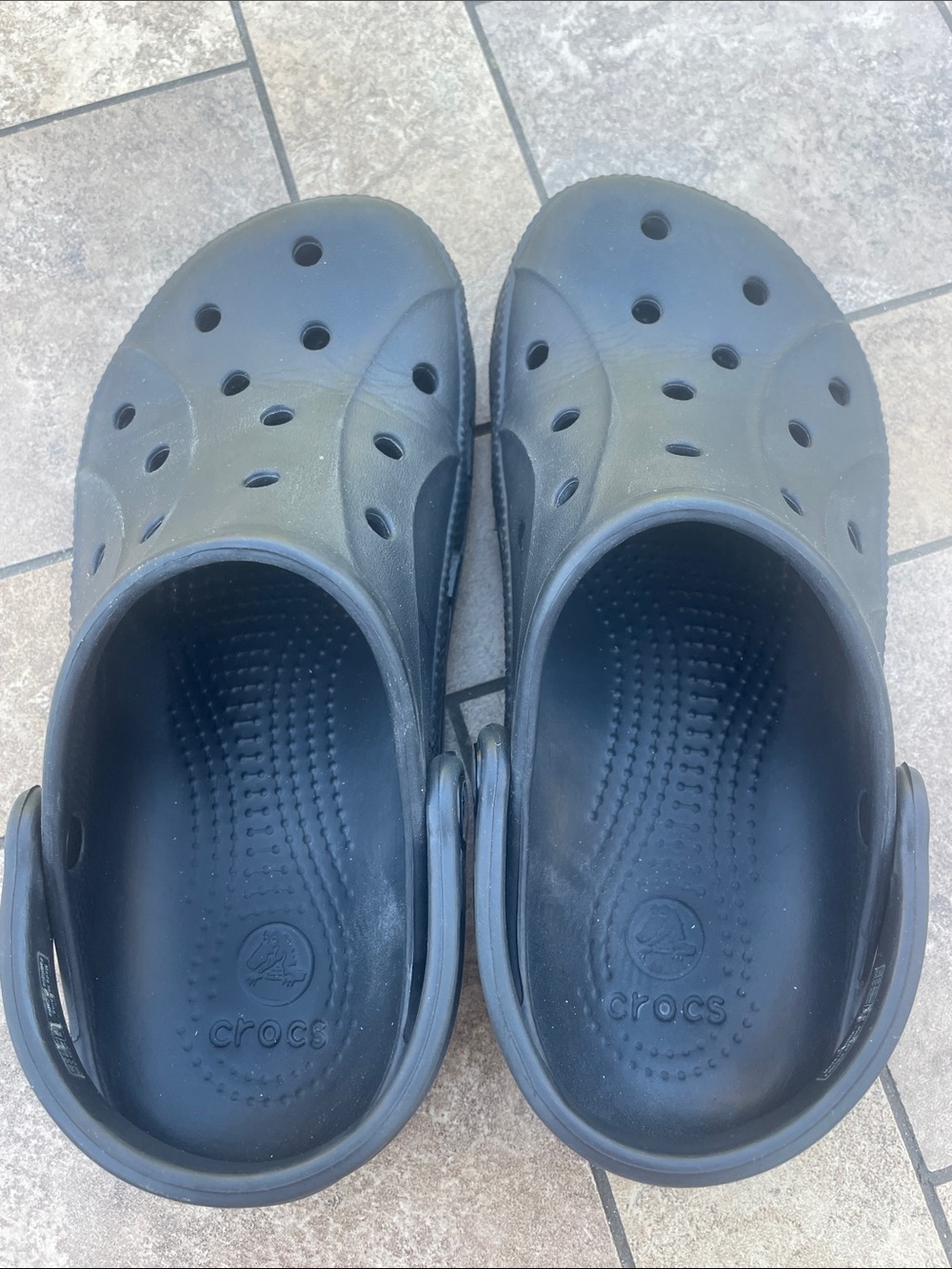 CROCS Classic Slip-On Sandals in Black - Picture 5 of 7
